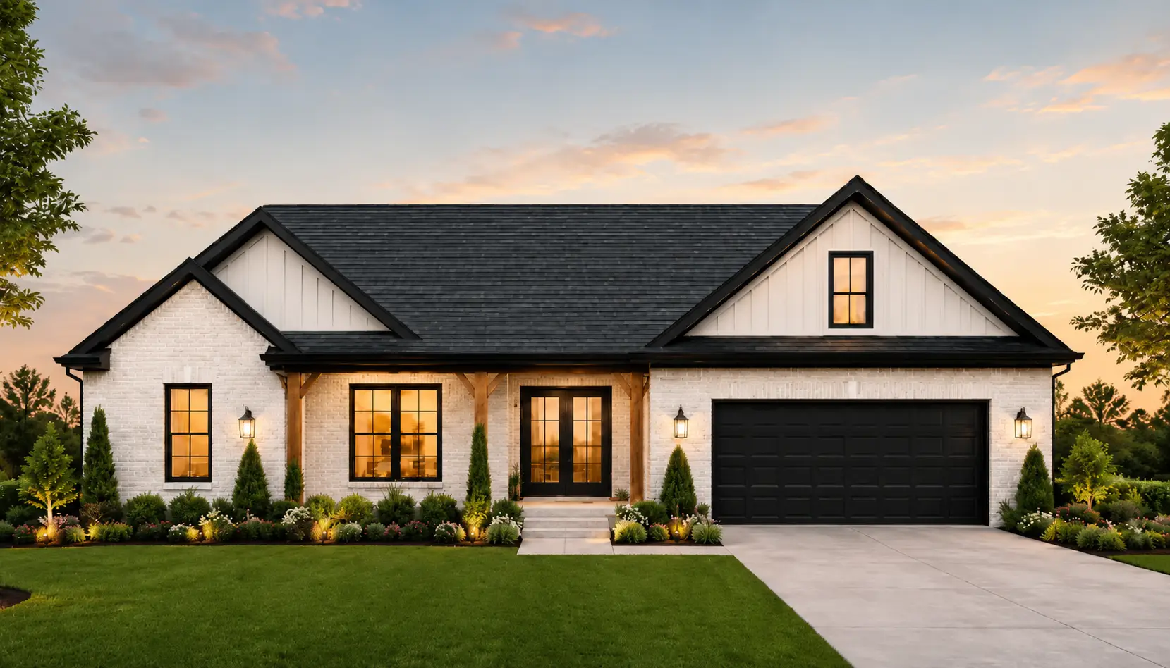 Ava Front Garage Elevation